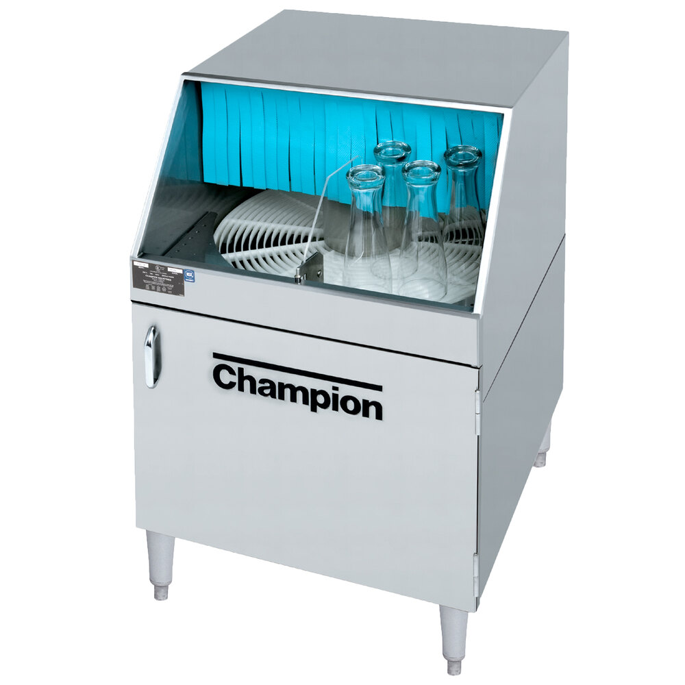 Champion CG Low Temperature Rotary Glass Washer 208/230V