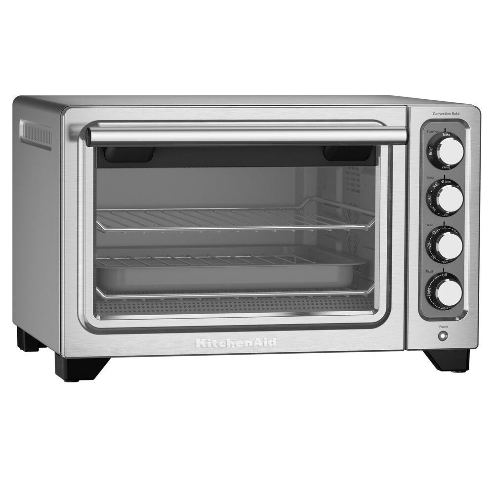 KitchenAid KCO253CU Contour Silver Compact Countertop Convection Oven