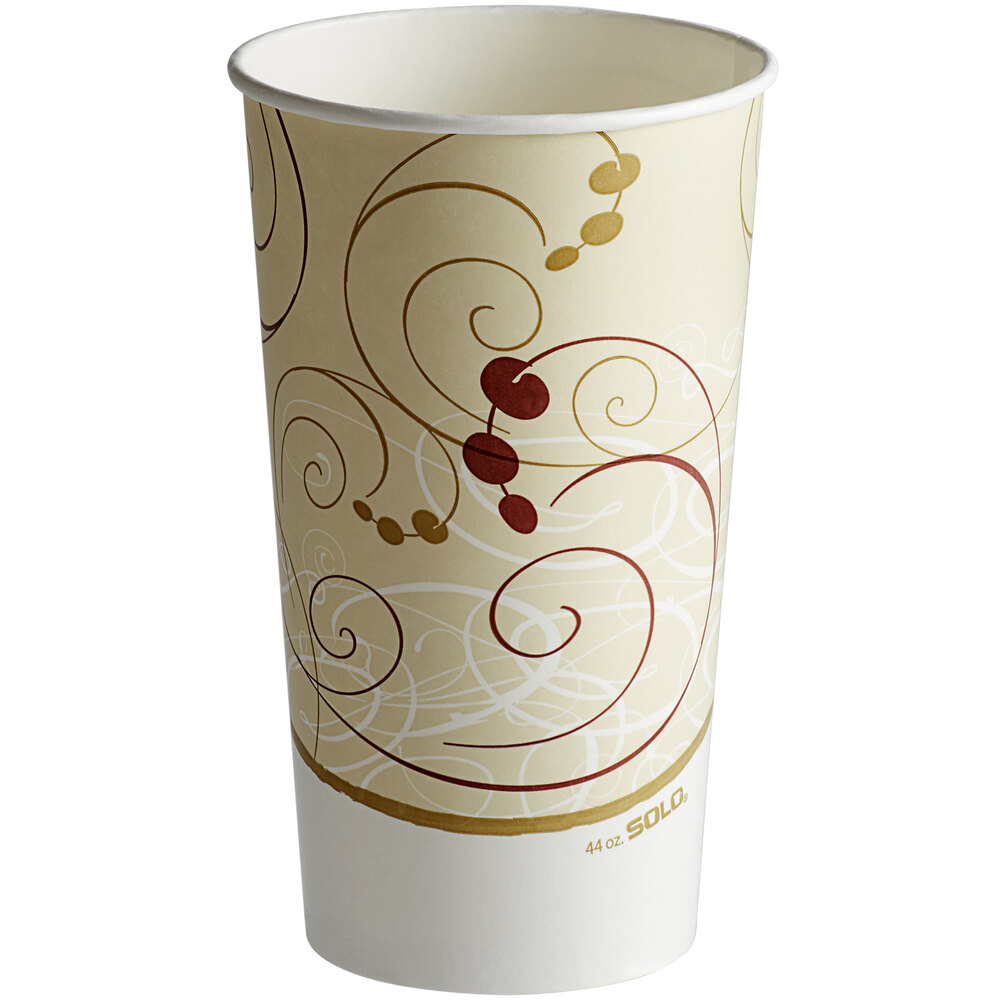Solo Symphony 44 oz. Poly Paper Cold Cup - 500/Case