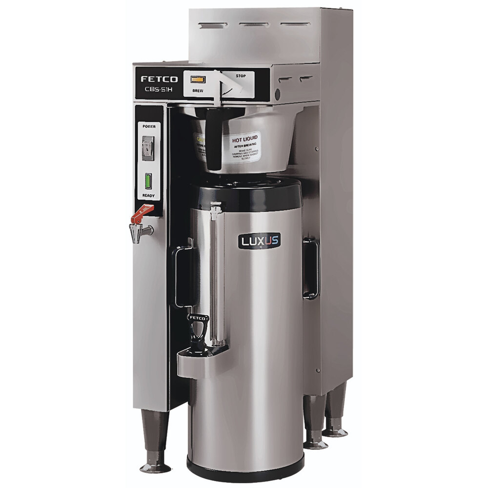 Fetco CBS-51H-15 C51056 Stainless Steel Single Automatic Coffee Brewer ...