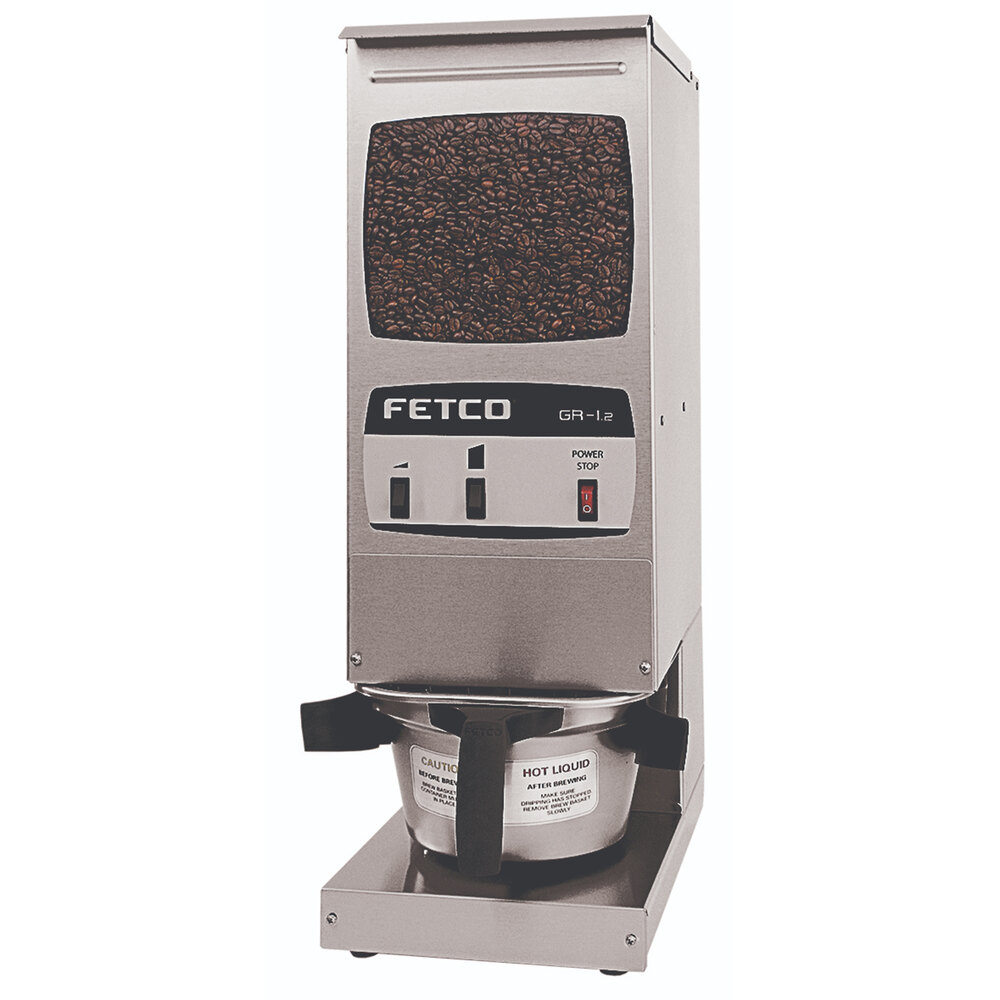 Fetco GR1.2 G01012 Single Hopper 15 lb. 2Batch Coffee Grinder 120V