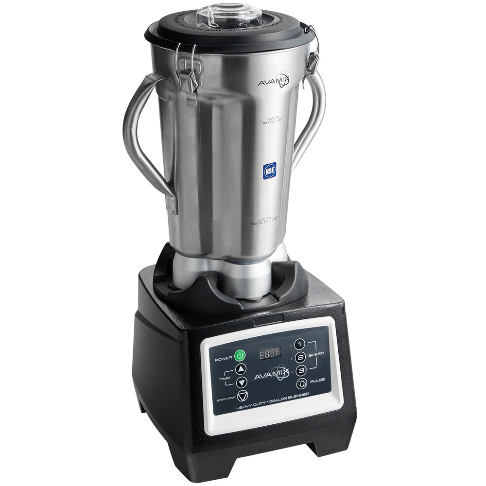 AvaMix BX1GSST 3 3/4 hp 1 Gallon Stainless Steel High Volume Commercial