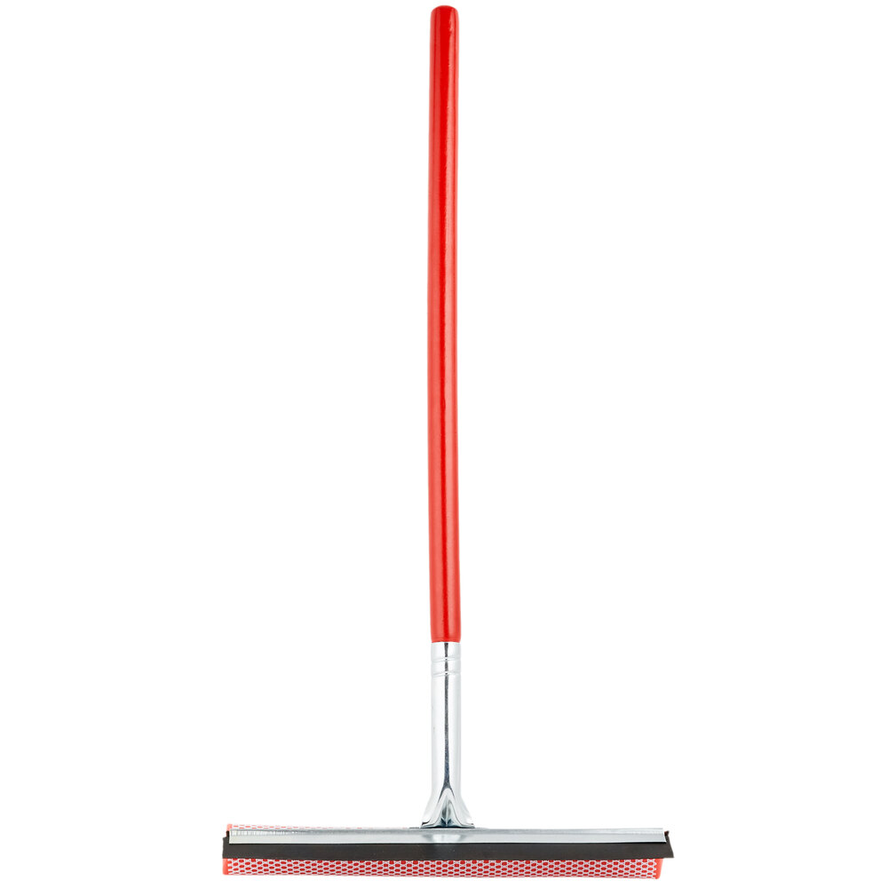12" Auto Squeegee and Sponge with 18" Handle