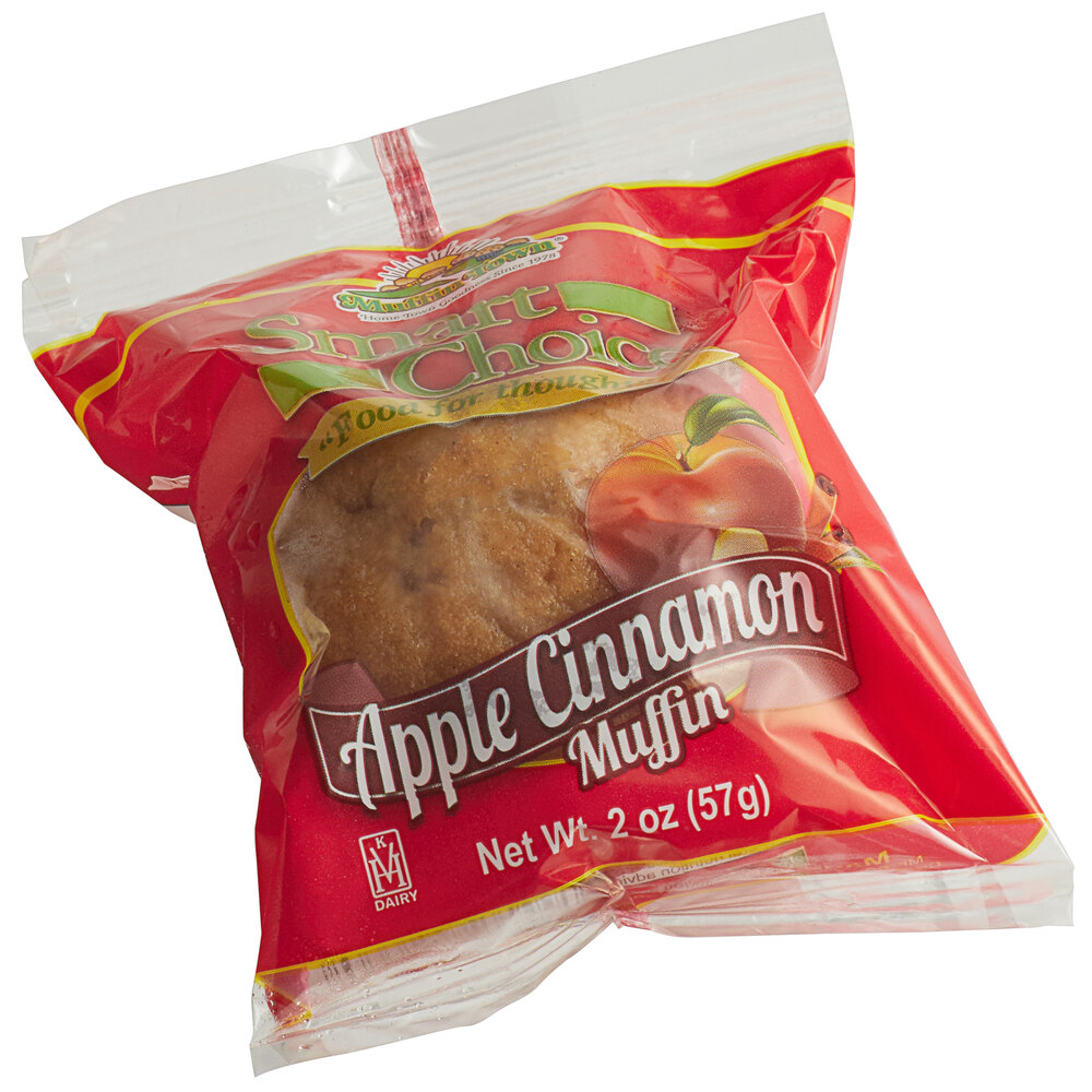Muffin Town Individually Wrapped Apple Cinnamon Muffins (72/Case)