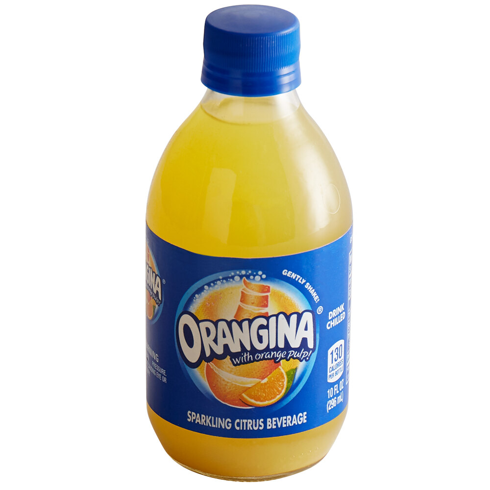 Orangina 10 oz. Sparkling Citrus Beverage with Pulp 4-Pack ...
