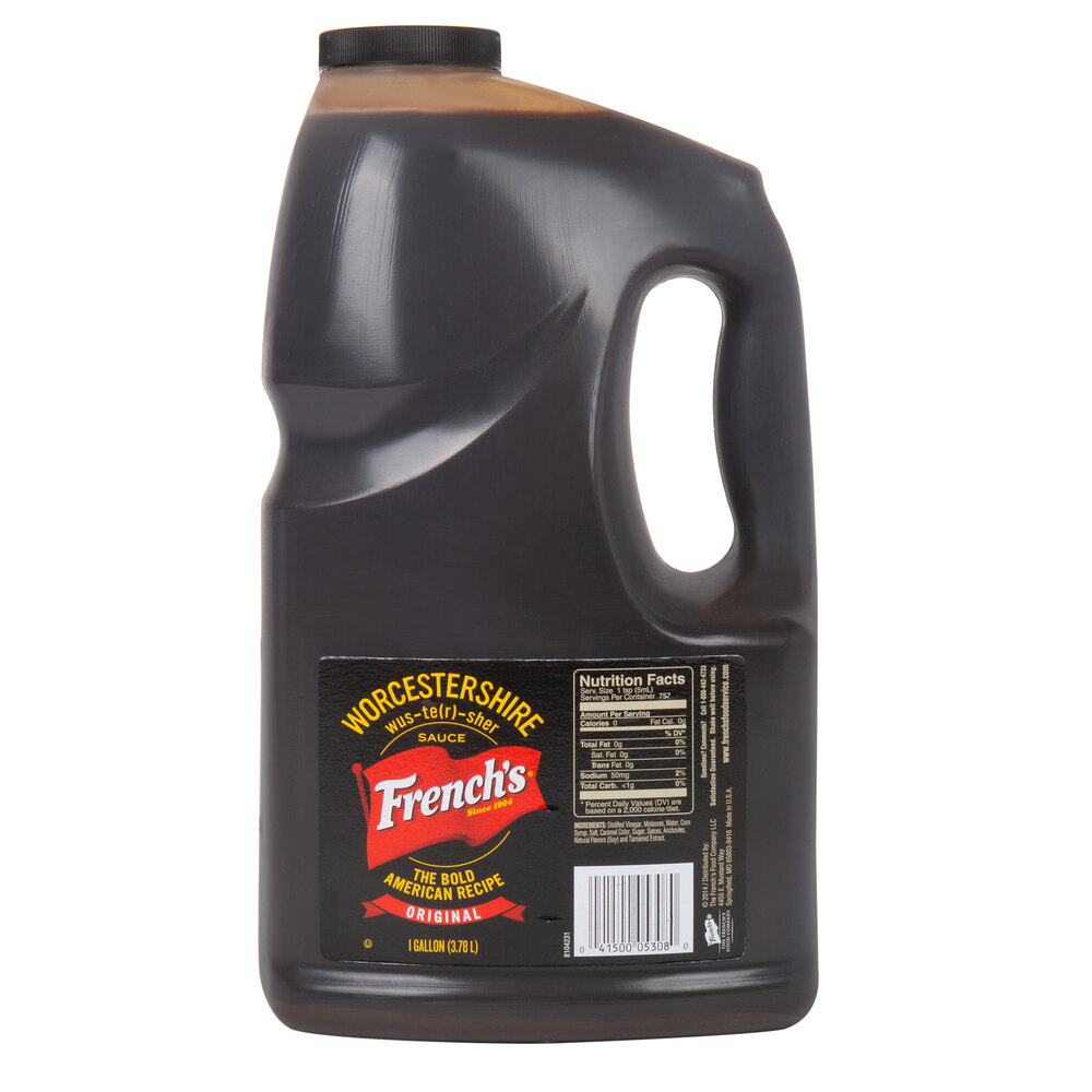 French's 1 Gallon Original Worcestershire Sauce 4/Case