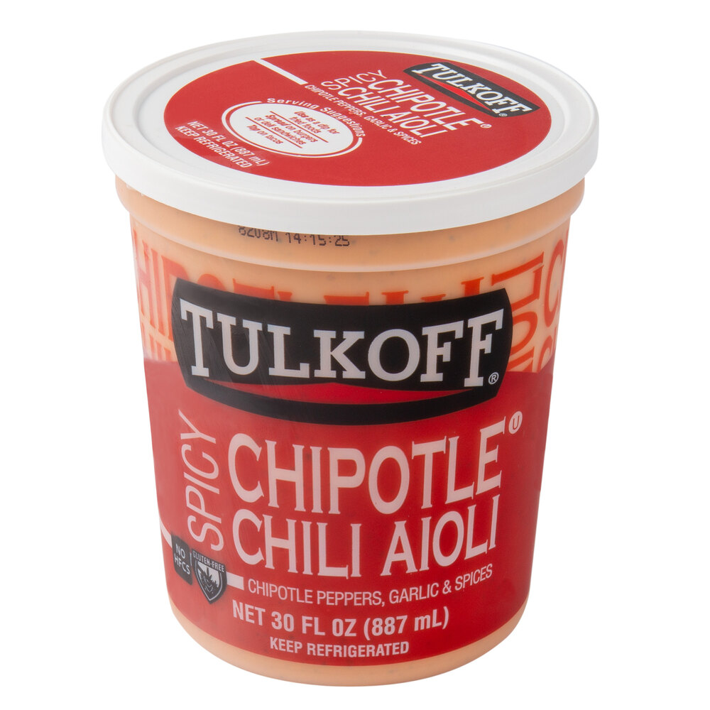 Tulkoff 30 oz. Spicy Chipotle Chili Aioli 6/Case