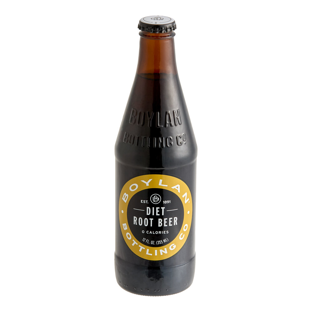 Boylan Bottling Co. Diet Root Beer Soda (6/Case)