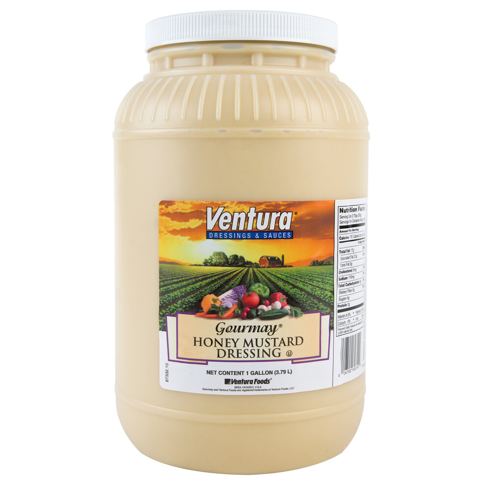 Ventura Gourmay 1 Gallon Honey Mustard Dressing