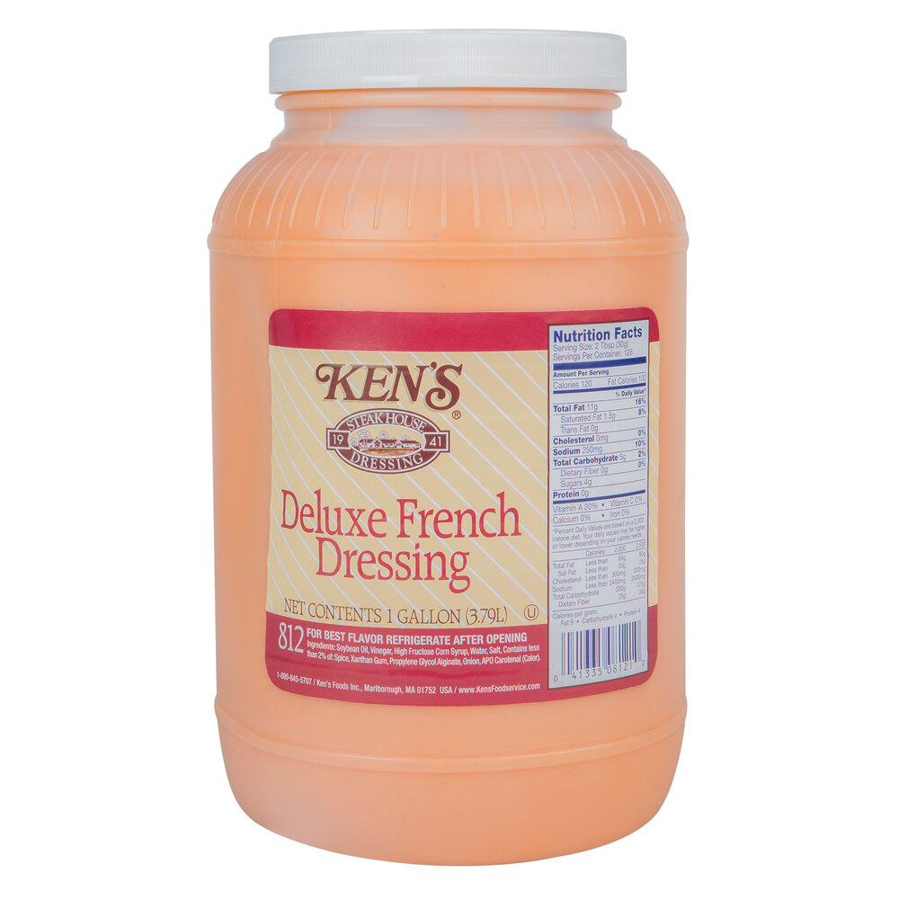 Ken's Foods 1 Gallon Deluxe French Dressing