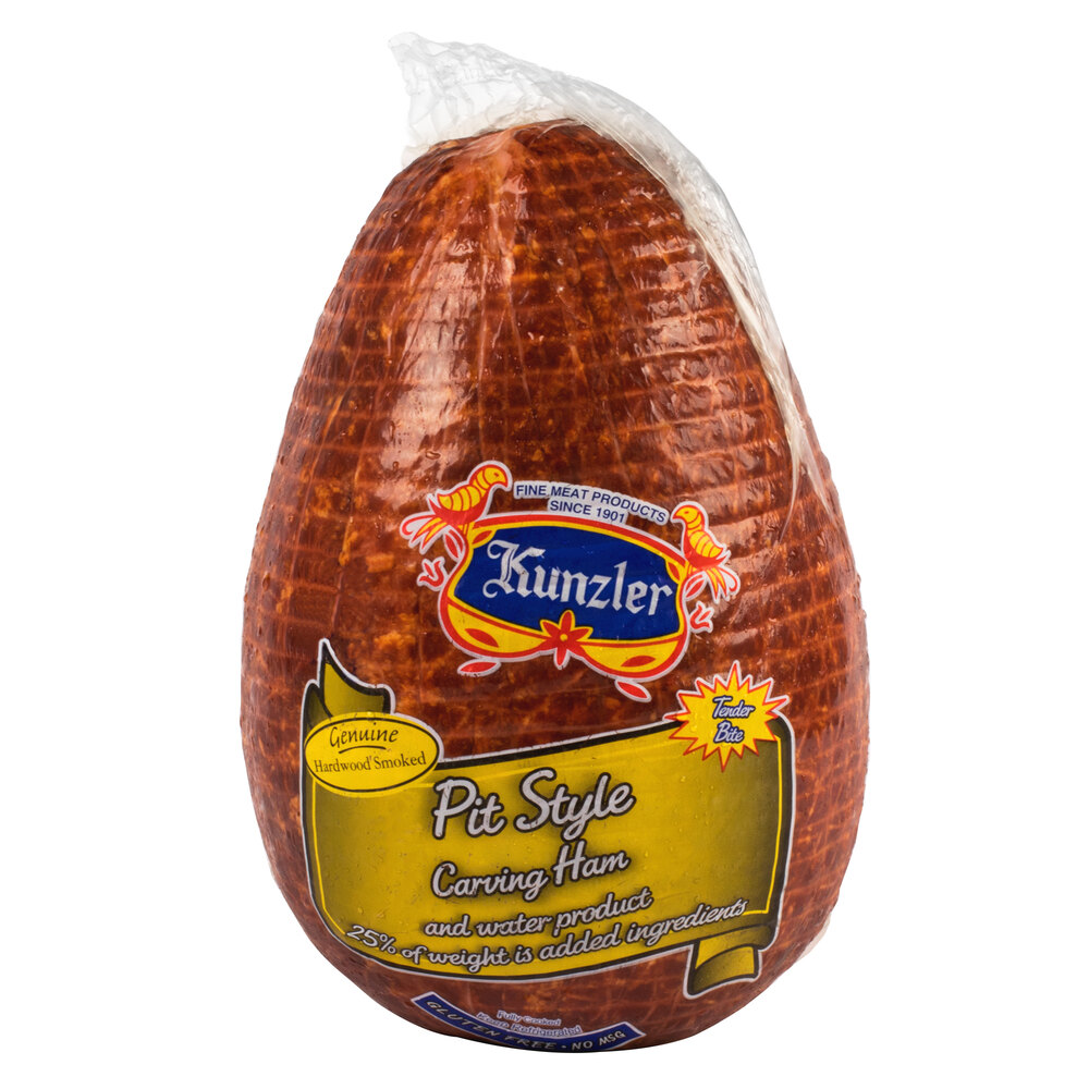 Kunzler PitStyle Carving Ham in 11 lb. Packs (3/Case)