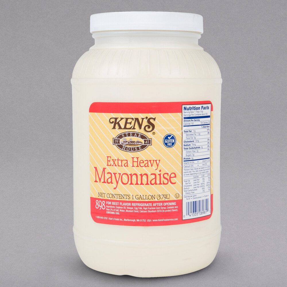 Ken's Foods 1 Gallon Extra Heavy Mayonnaise