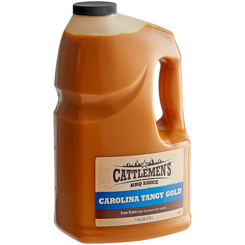 Cattlemen's 1 Gallon Carolina Tangy Gold BBQ Sauce 4/Case