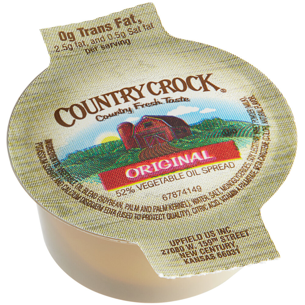 Country Crock Margarine Portion Control Packets 900/Case (5 Gram Cups)