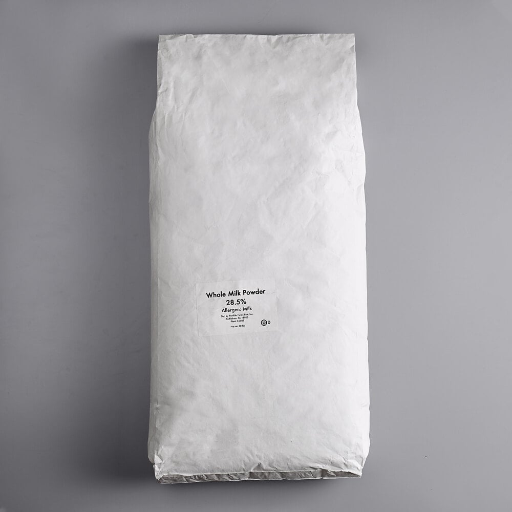 Bulk Whole Milk Powder - 28.5% Fat, 50 lb. Case