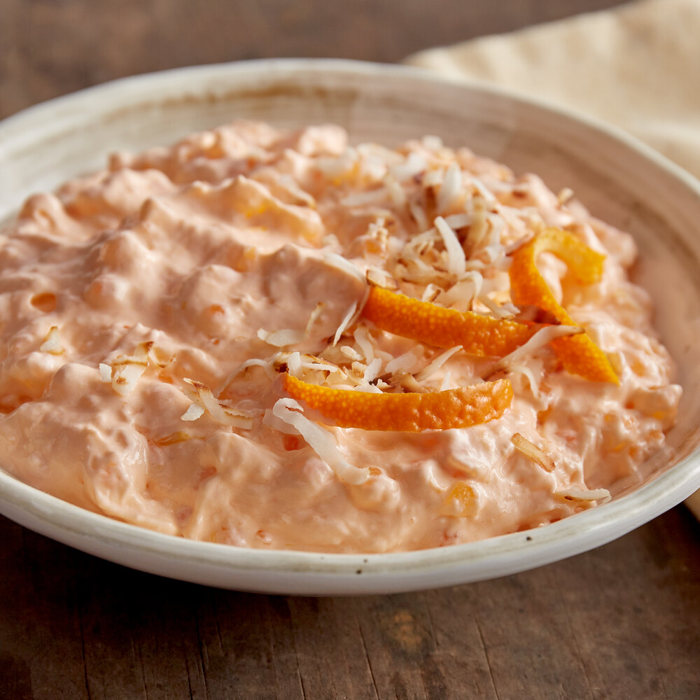 Fisher's Homestyle Salads 4 lb. Orange Tapioca Pudding