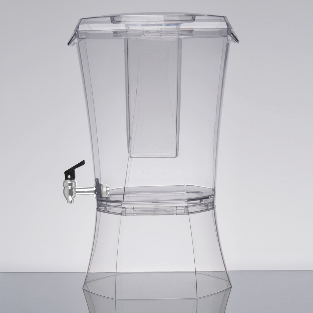 HD Designs Outdoors Acrylic Beverage Dispenser with Cups & Ice - White, 1  ct - Fry's Food Stores