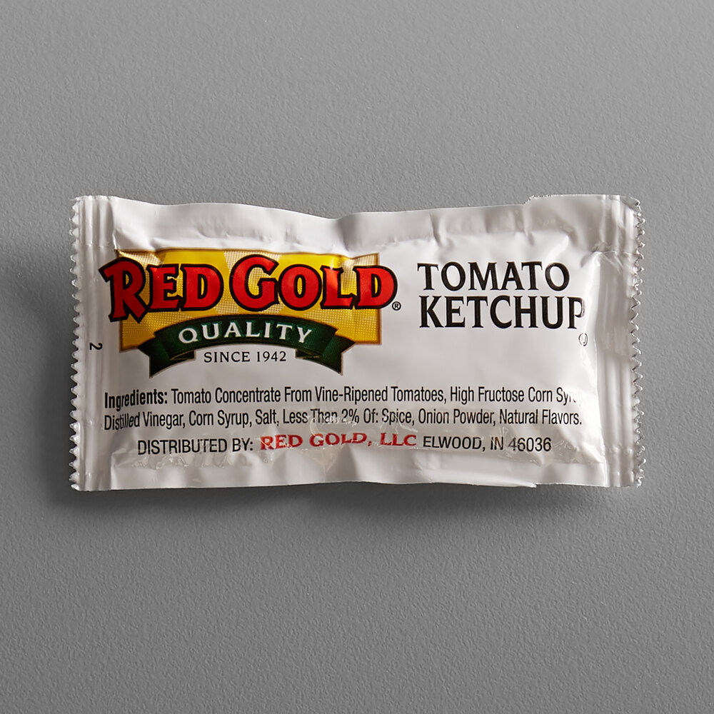 Red Gold Ketchup Packets 9Gram Portions (1000/Case)
