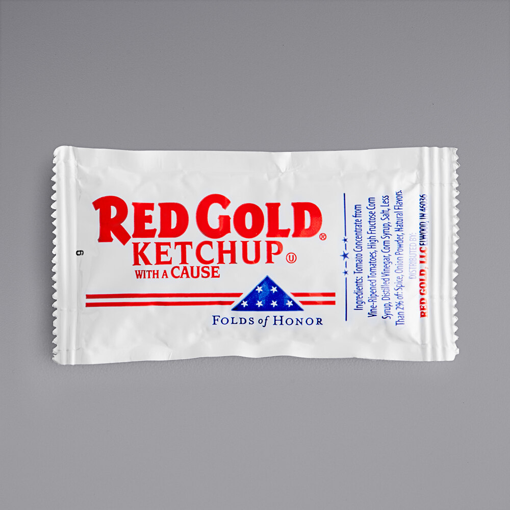 Red Gold Ketchup Packets 9Gram Portions (1000/Case)
