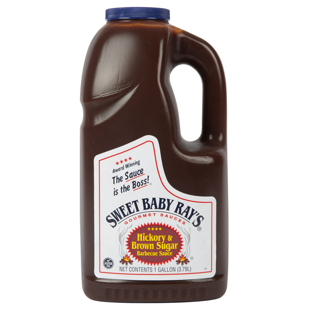 Sweet Baby Ray's 1 Gallon Hickory & Brown Sugar BBQ Sauce 4/Case