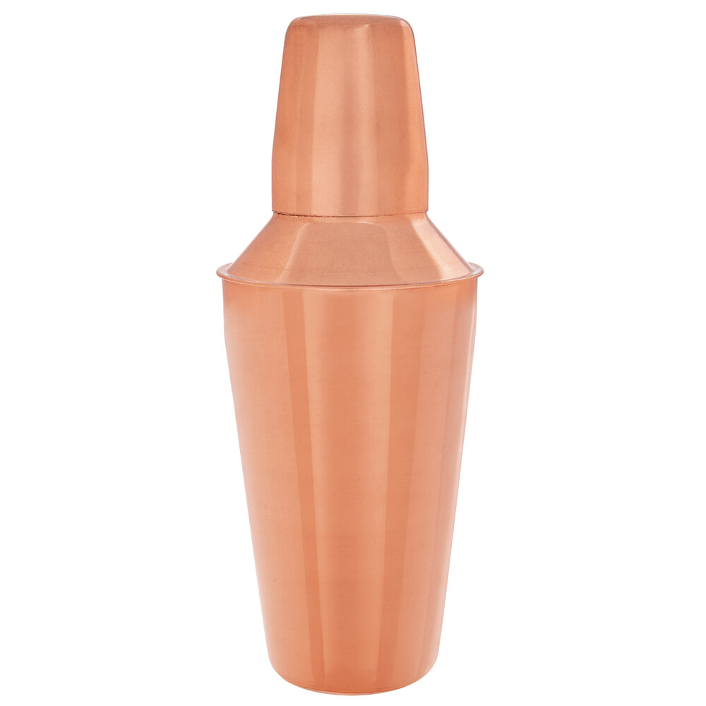 Copper Cocktail Shaker 16 oz. 3Piece Set