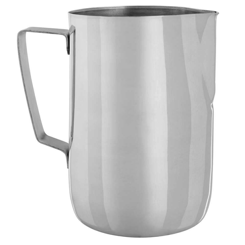 Steaming Frothing Pitcher Stainless Steel Update International CECOMINOD056965 Ounce New Large 50 oz. Espresso Coffee Milk Frothing Pitcher