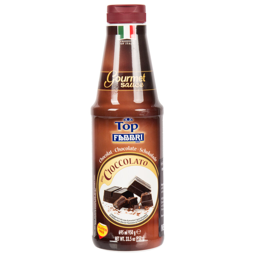 Fabbri 33.5 fl. oz. Gourmet Chocolate Sauce