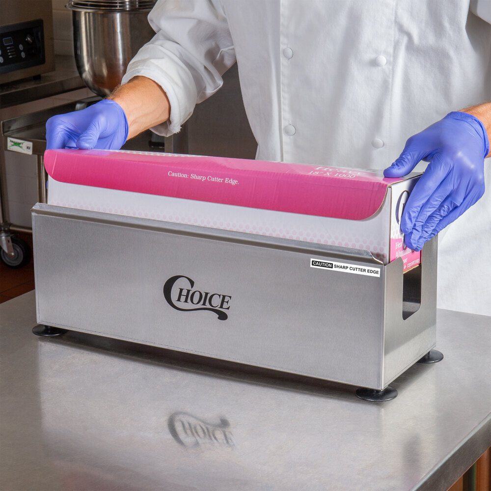 Choice 18" Stainless Steel Film and Foil Dispenser and Cutter