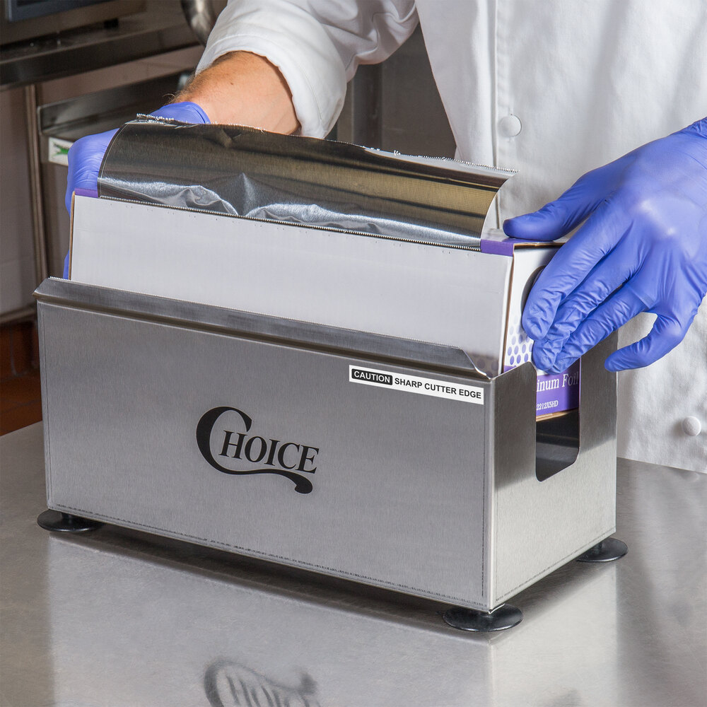 Choice 12" Stainless Steel Film and Foil Dispenser and Cutter