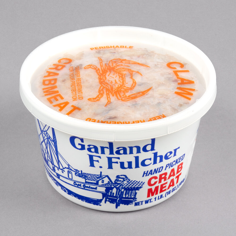 Linton's 1 lb. Maryland Blue Crab Claw Meat