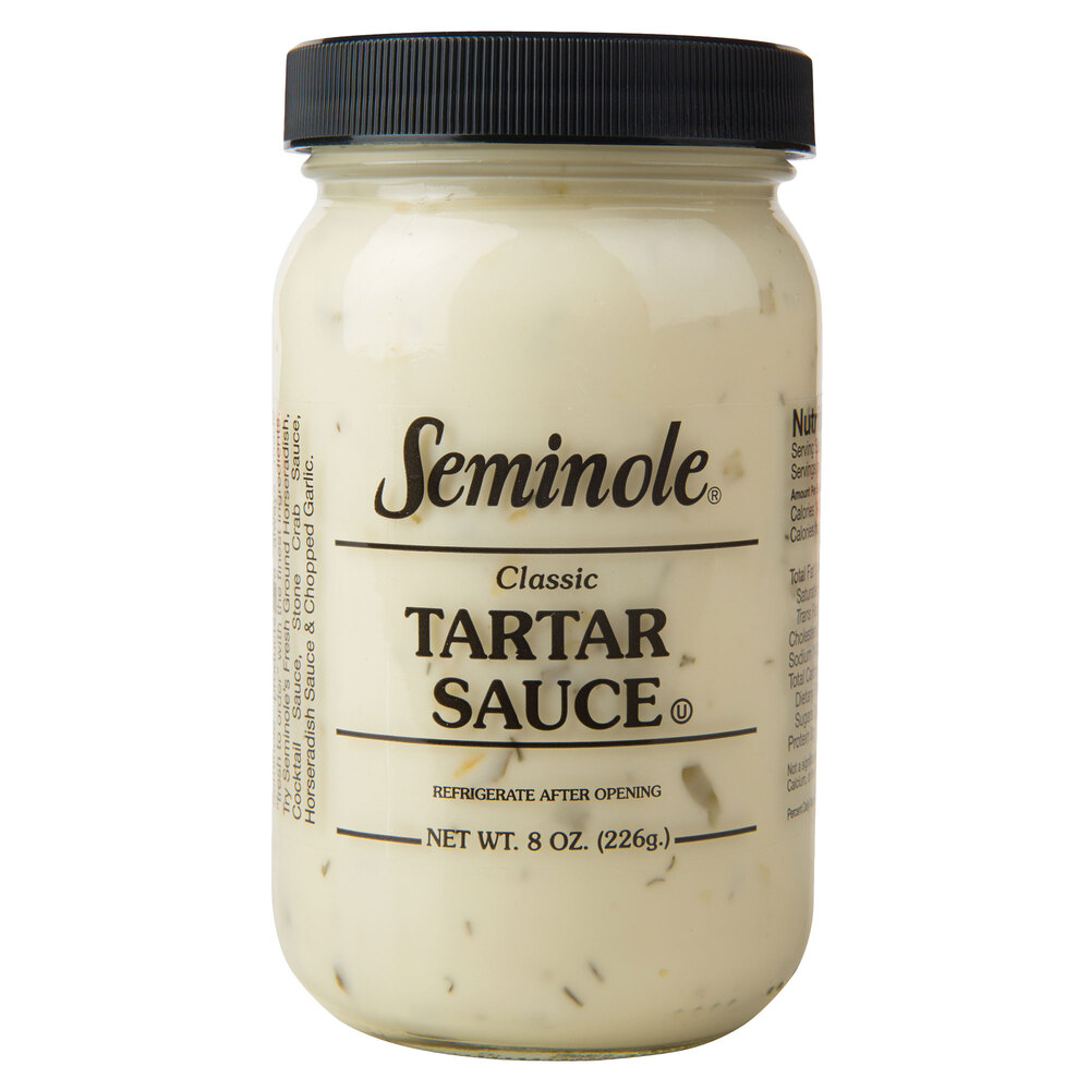 Seminole Tartar Sauce 8 oz. Jar staurantStore
