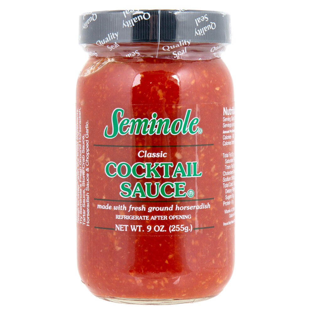 Seminole Cocktail Sauce 9 oz. Jar staurantStore