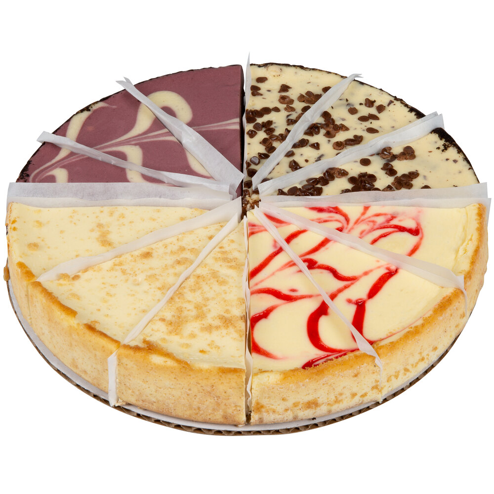 Pellman 37 oz. 9" PreCut Cheesecake Selects Variety Pack