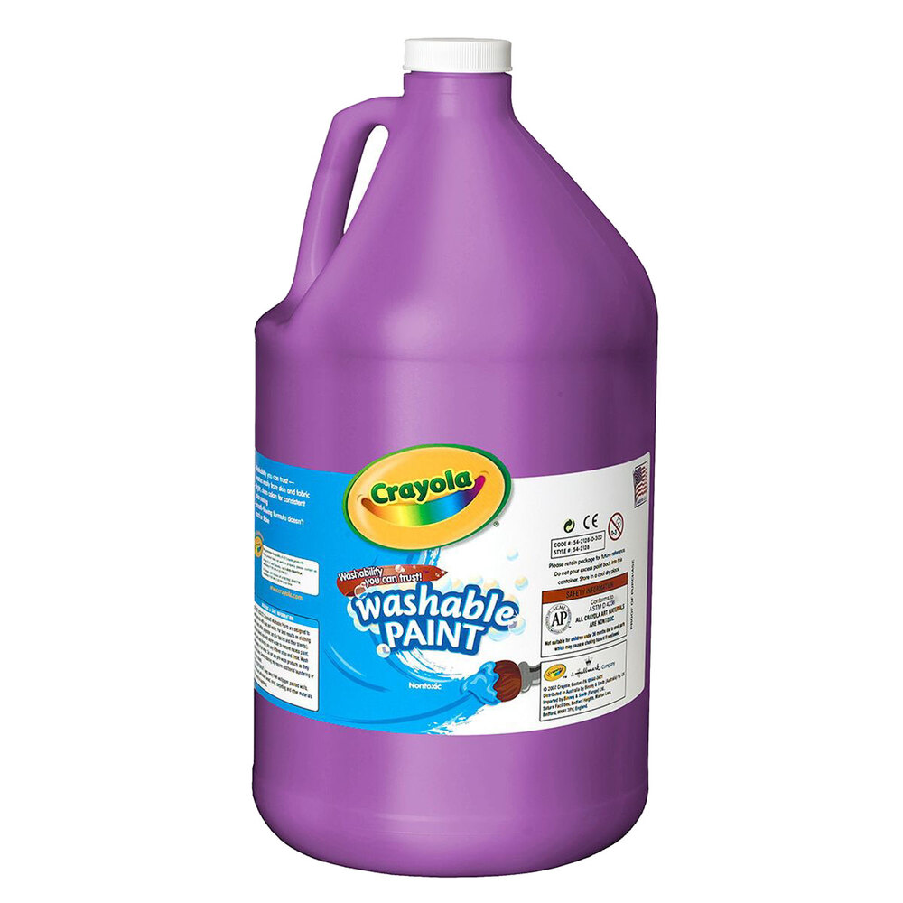 Crayola 542128040 1 Gallon Violet Washable Paint