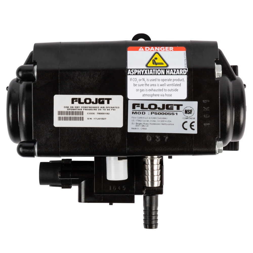 Multiplex T5000192B Pump, Flojet, With Snap Bracket