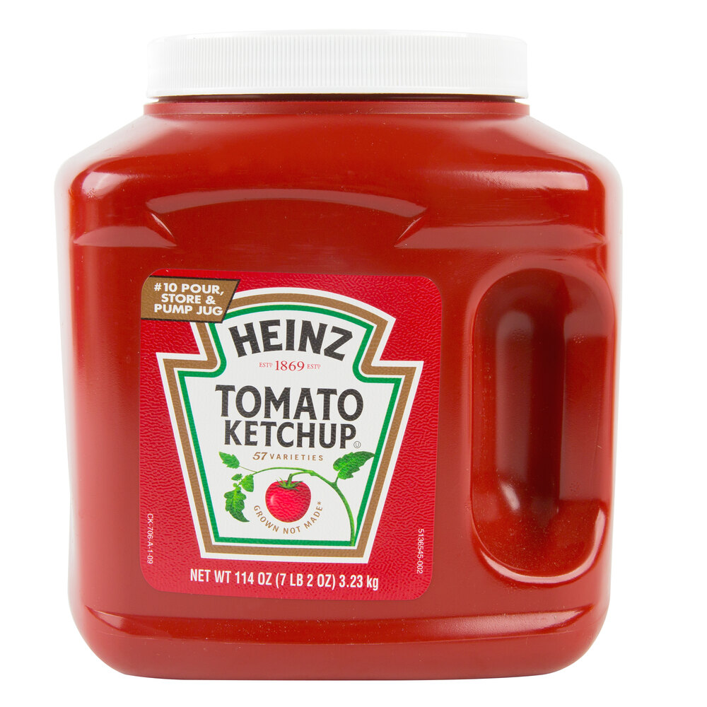 Heinz 7 Ib. Fancy Grade Tomato Ketchup 10 Pour / Store Pump Jug