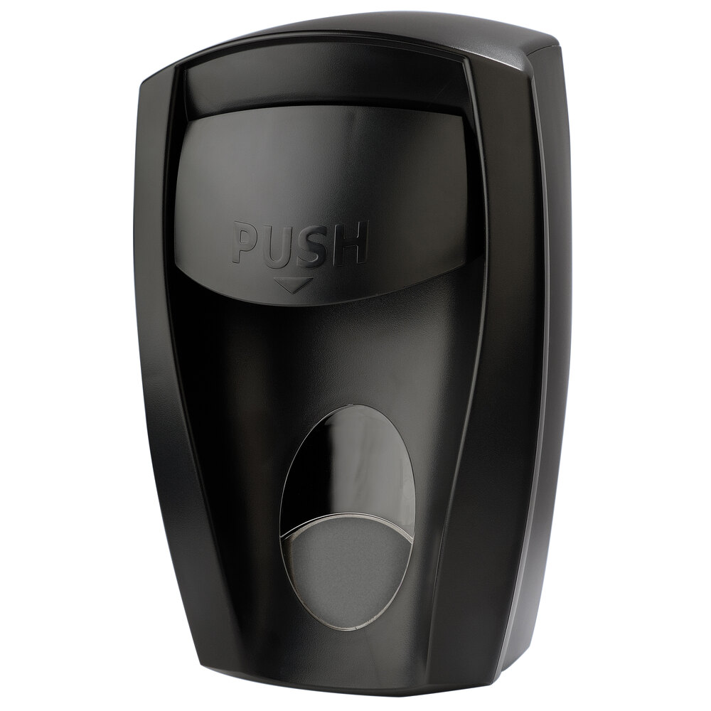 PolyJohn FD11000 Black Foaming Hand Soap / Sanitizer Dispenser