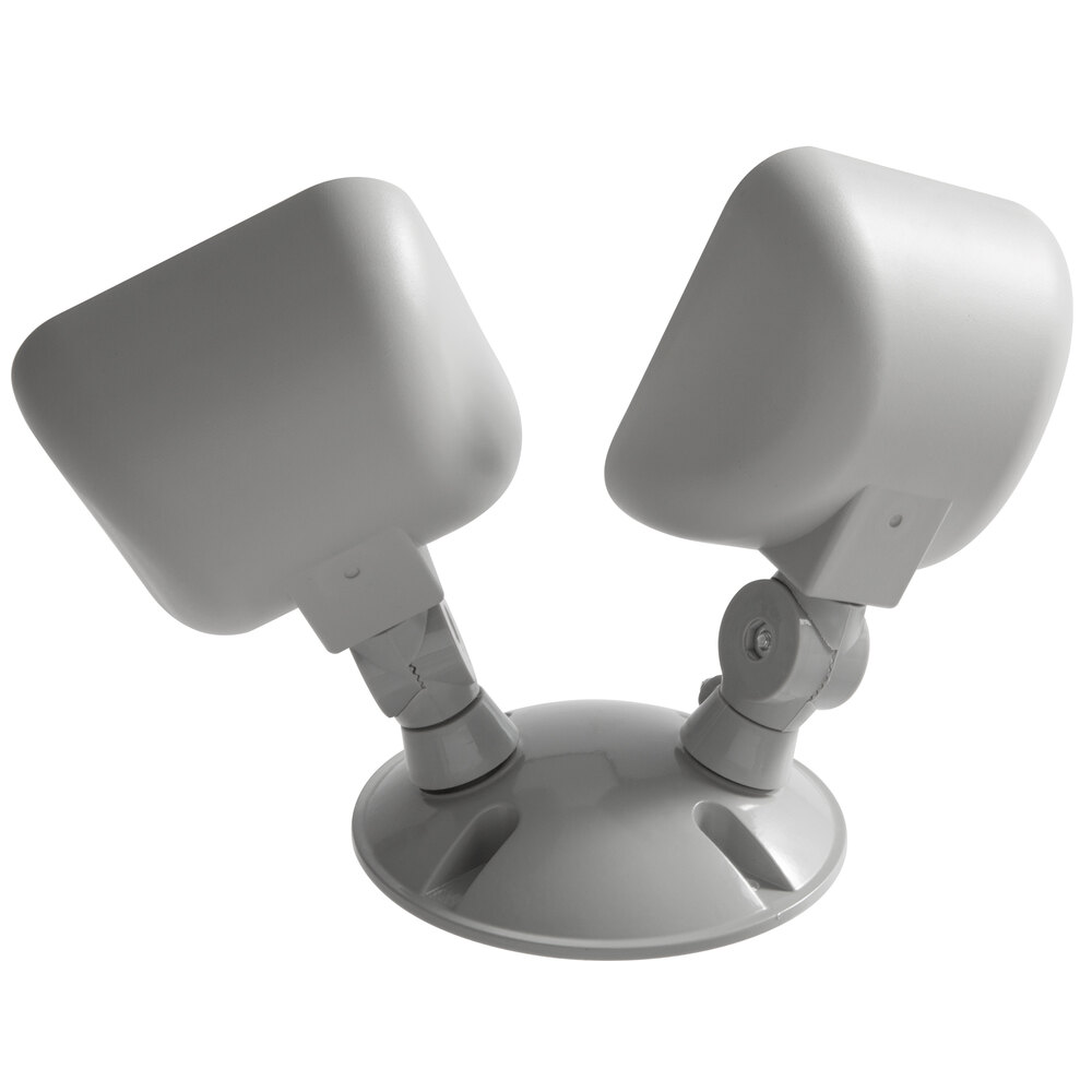 Outdoor / Indoor Double Head Remote LED Emergency Light - 2.4