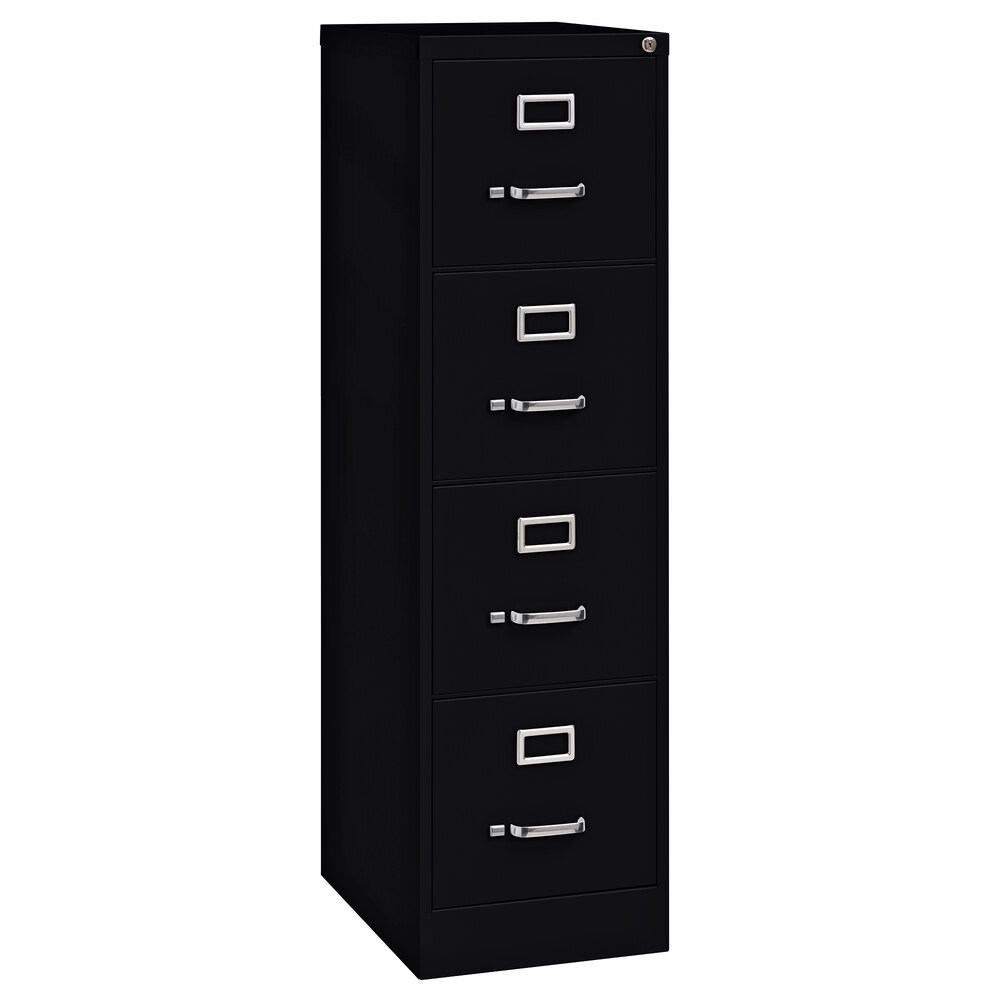 Hirsh Industries Black FourDrawer File