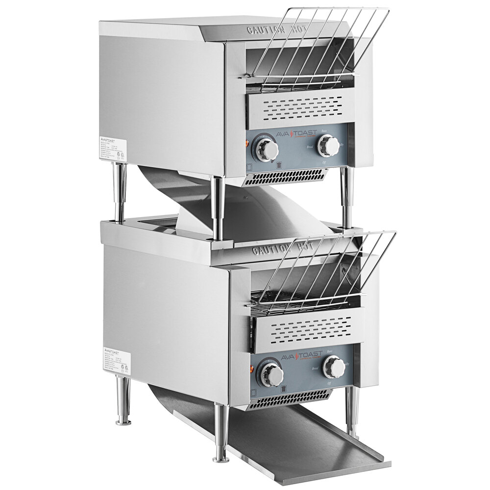 AvaToast T1402S Double Stacked Commercial 10" Wide Conveyor Toaster