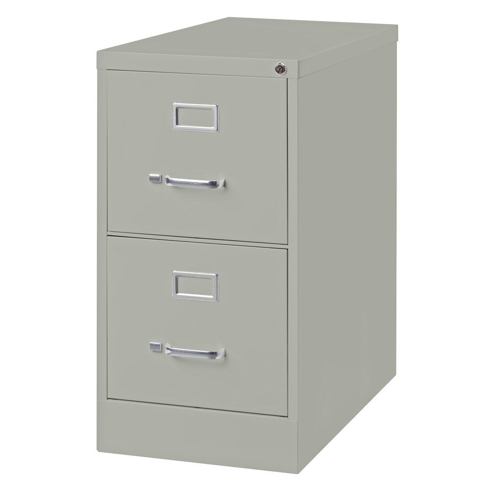 Hirsh Industries 14417 Gray TwoDrawer Vertical Letter File