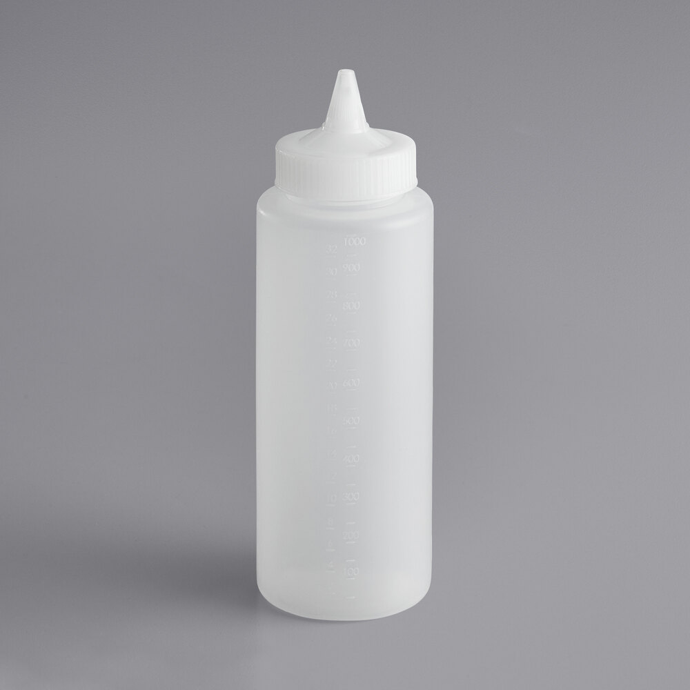 Vollrath 5132-13 Traex® 32 oz. Clear Single Tip Closeable Wide