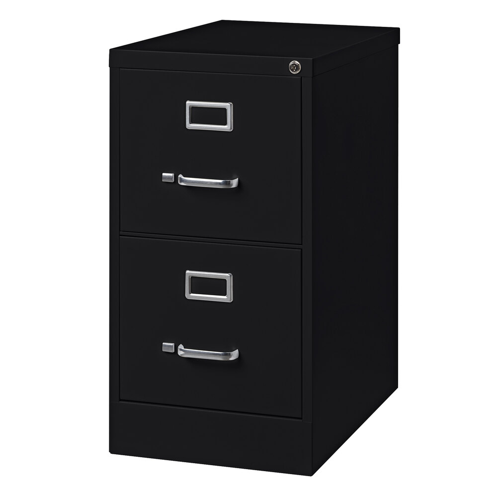 black two drawer dresser