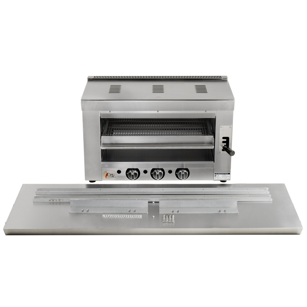 Cooking Performance Group S36SBN 36" Natural Gas Infrared Salamander