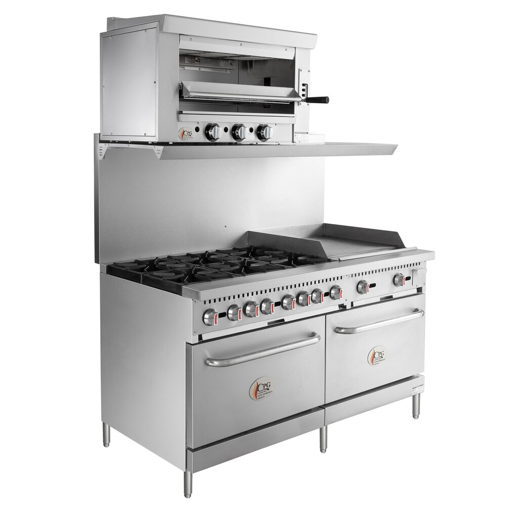 Cooking Performance Group S36SBN 36" Natural Gas Infrared Salamander