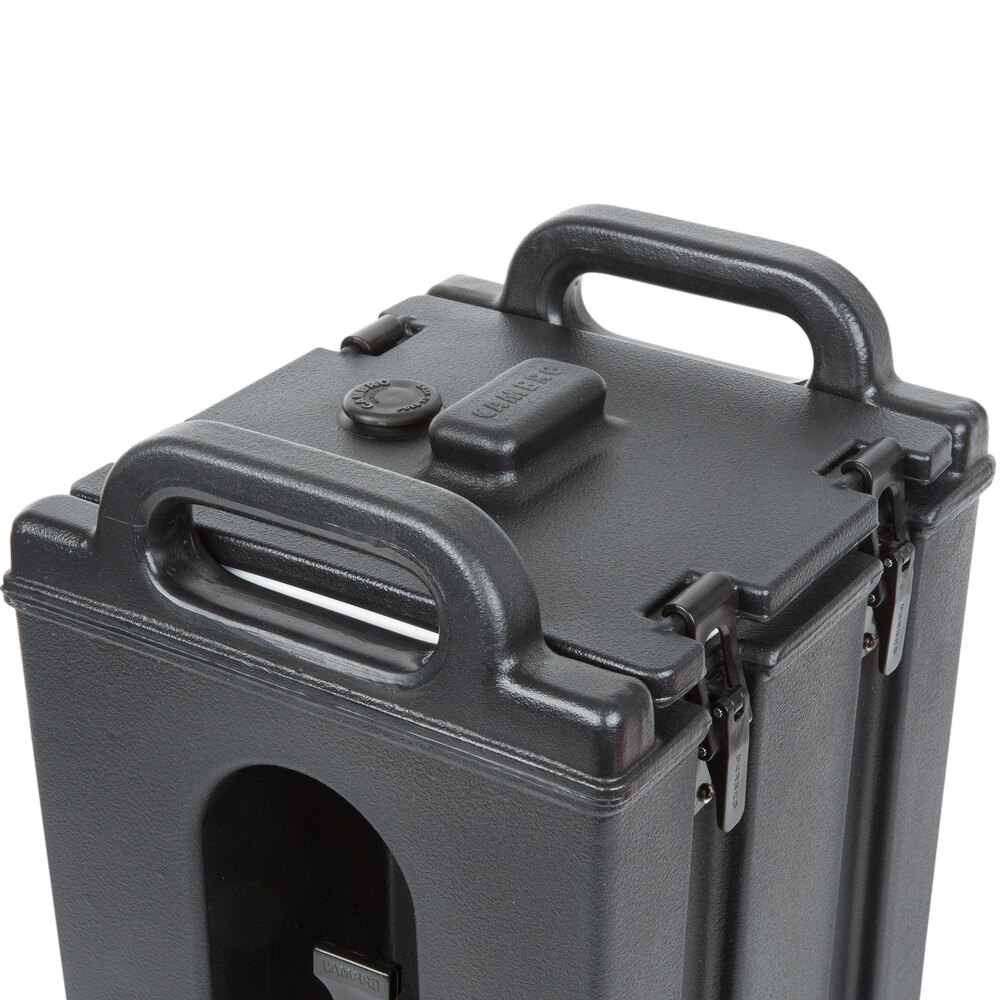 Cambro 250LCD110 Black 2.5 Gal. Beverage Camtainer