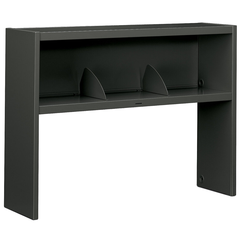 Hon 386548ns 38000 Series Charcoal Steel Stack On Open Shelf