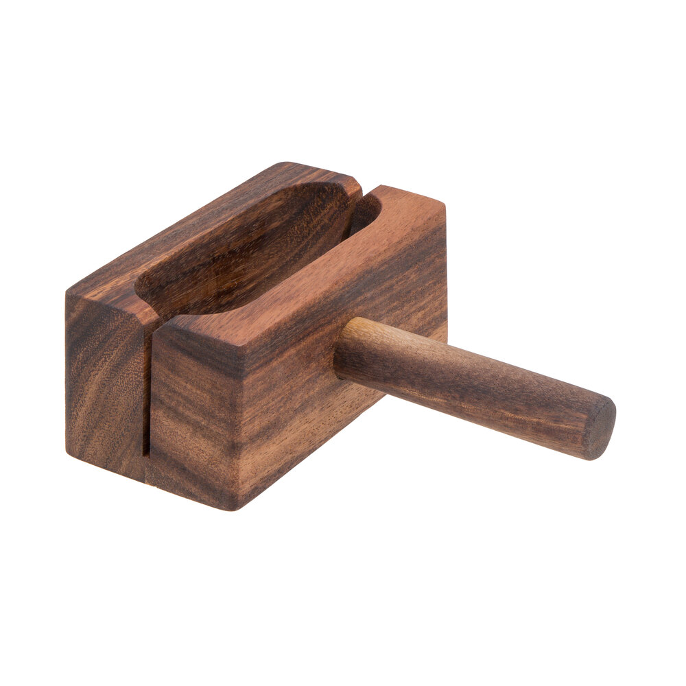 Wooden Bagel Cutter w/ Handle (5.75" x 3" x 2.5")