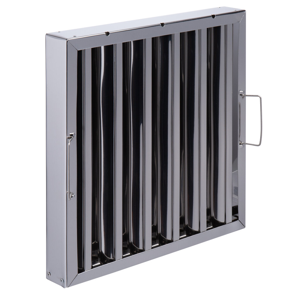 16x25 Inch Stainless Steel Baffle Grease Filter With Spark Arrestor - Commercial Kitchen Exhaust