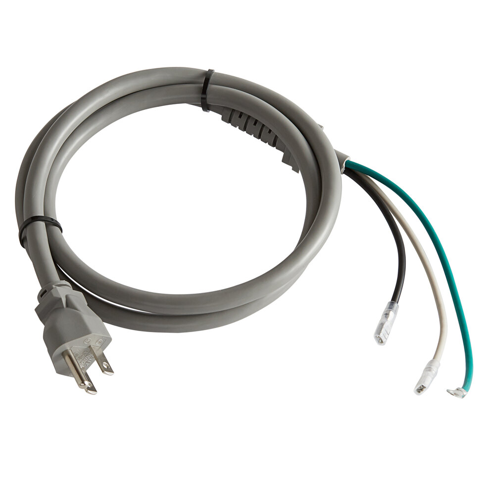 Solwave 180PCORD112 44 3/4" Power Cord for 1000W Stackable Microwaves